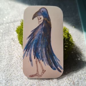 Raven Skele Sticker